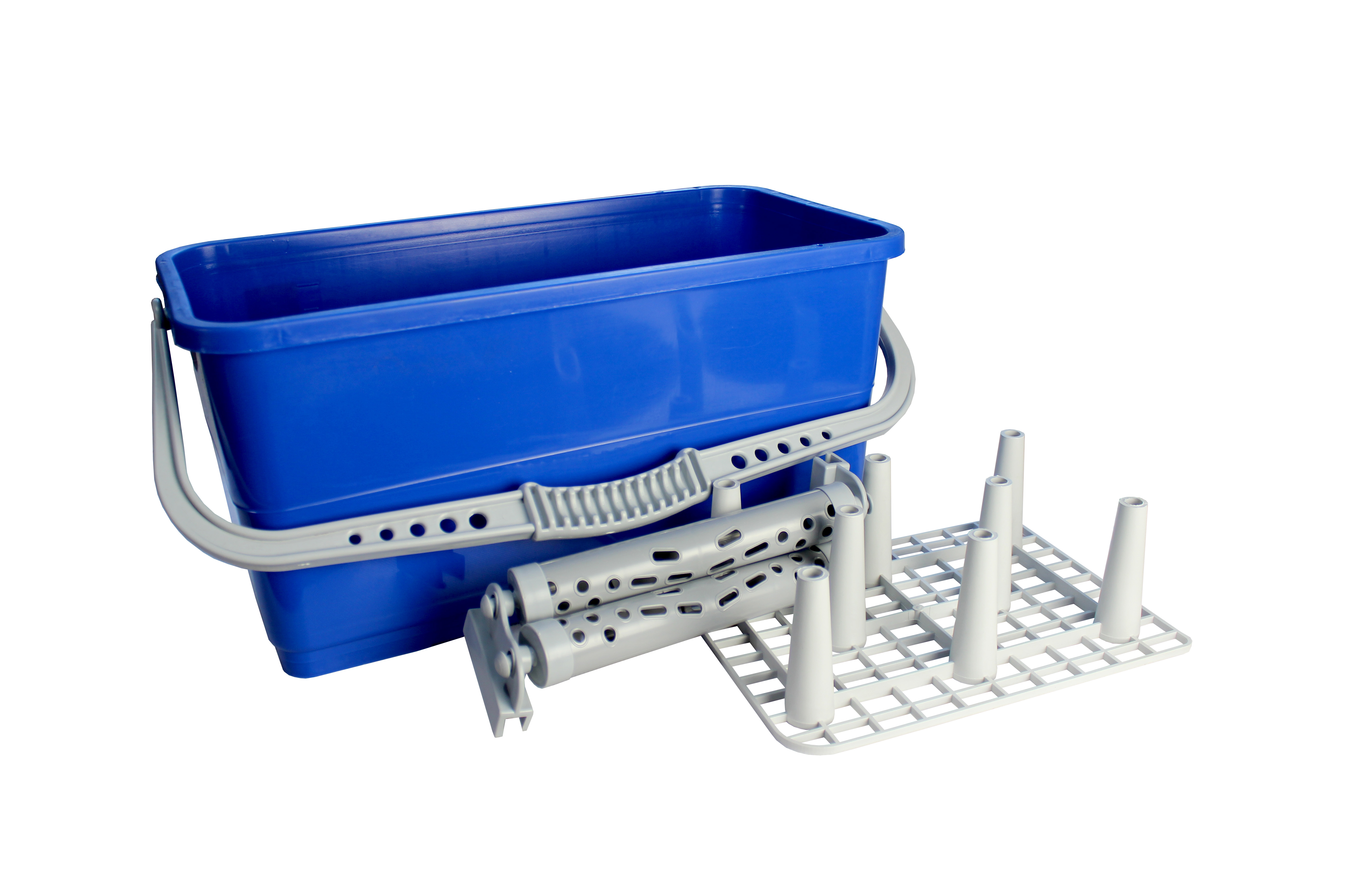 Ведро плиточника ВОЛМА, роликами и сеткой для отжима, 22 литра